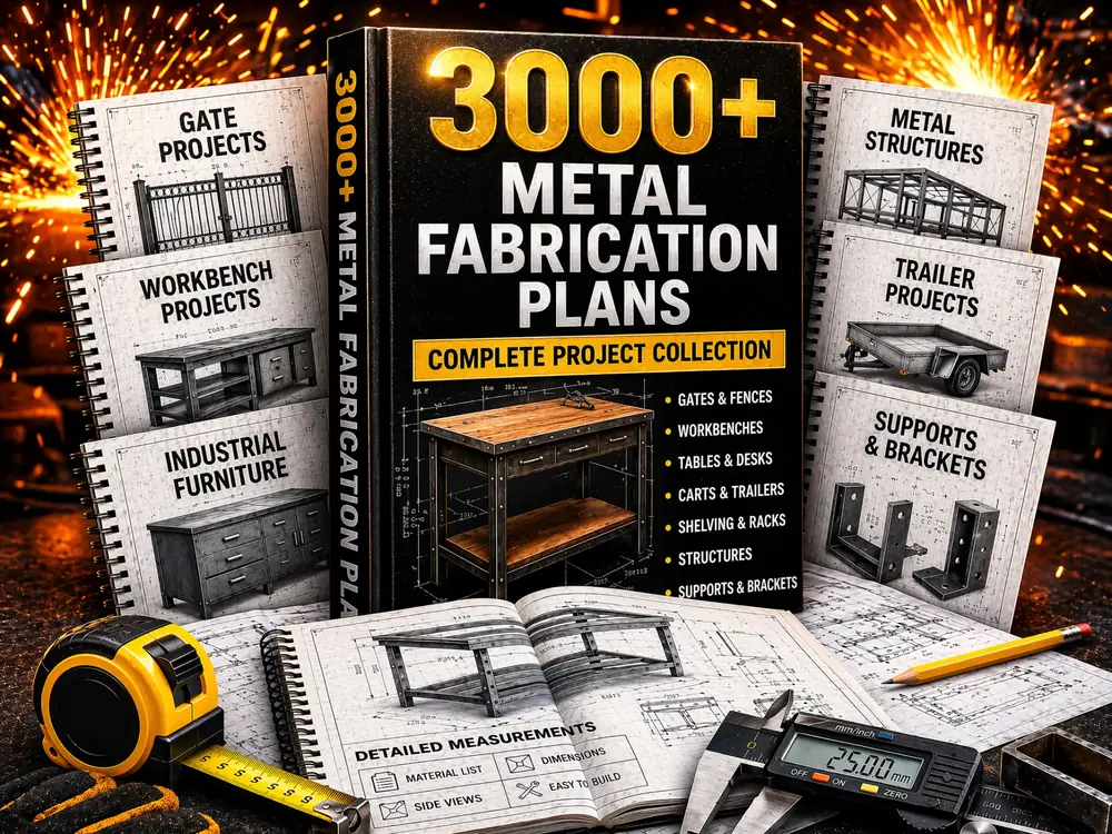 Everything included in the metal fabrication plans collection